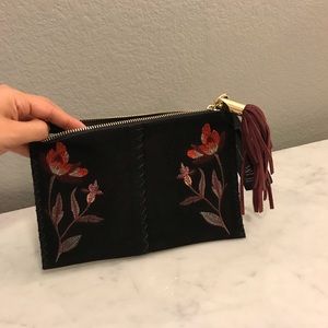 INC BLACK SUEDE WRISTLET price drop 🎄✨